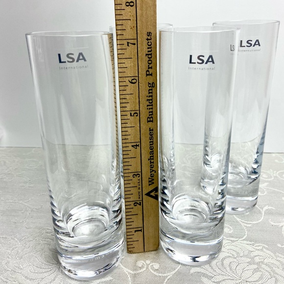 LSA International Long Drink Glasses 4pc. Highball - Picture 9 of 10